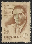 Stamps Brazil -  Adolfo López Mateos