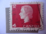 Stamps Canada -  Queen Elizabeth II - Torre de Energía - Serie, 1962/64