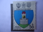 Stamps Czechoslovakia -  Rozmital Pod tremsinem - Escudo de Armas. República Checa.