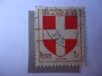 Sellos de Europa - Francia -  Savoie - Escudo de Armas (Departamento de Ducal Savoy)