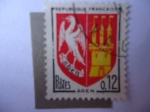 Stamps France -  Agen - Escudo de Armas.