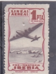 Stamps Spain -  LINEAS AÉREAS IBERIA (34)letra en rojo