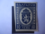 Stamps Bulgaria -  Escudo de Bulgaria . Sello Imperforado.