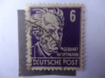 Sellos de Europa - Alemania -  Gerhart Hauptmann-Escritor Alemán, Premio Nobel (1912)