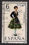 Stamps Spain -  TRAJES TIPICOS ESPAÑOLES