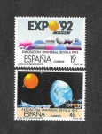 Stamps Spain -  Edf 2875-2876 - Exposición Universal de Sevilla EXPO´92
