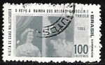 Stamps : America : Brazil :  Rey Baudouin y Reina Fabiola visitan Brasil 