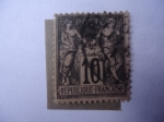 Stamps France -  Paz y Comercio - Tipo Sabio-Mitología - 1898/1909
