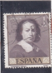 Stamps Spain -  AUTORRETRATO DE MURILLO (34)