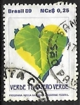Stamps Brazil -      Mapas | Protección del Medio Ambiente