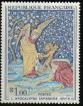 Stamps : Europe : France :  Tapisería del siglo XIV