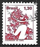 Sellos de America - Brasil -  Profesiones - Colhedor de Cafe