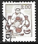 Stamps Brazil -   Profesiones - Ceramista   