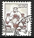 Stamps Brazil -   Profesiones - Ceramista   