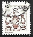 Stamps Brazil -   Profesiones - Ceramista   