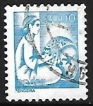 Stamps Brazil -  Profesiones - Rendeira 