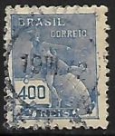 Stamps : America : Brazil :  Mercurio y el Globo