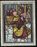 Stamps France -  Vitral de Iglesia Saint Foy-Conches