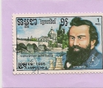 Stamps Cambodia -  Ajedrez-Steinitz