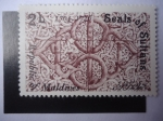 Stamps Maldives -  Maldivas - Sultán Muhamed Imadudeen de Maldives.