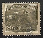 Sellos de America - Brasil -  Locomotora