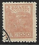 Stamps Brazil -  Agricultura  trigo