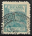 Stamps Brazil -  Agricultura  trigo