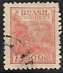 Stamps Brazil -  Agricultura  trigo