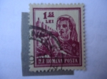Stamps Romania -  Trabajadora Textil.