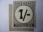 Stamps Ghana -  Costa de Oro - Sello 1923/52.