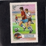Stamps Grenada -  Copa del Mundo 1974