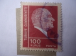 Stamps Turkey -  Mustafa Kemal Ataturk  (1881-1938) Primer Presidente de Turquía