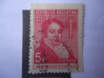 Stamps Argentina -  Bernardino Rivadavia 1780-1845)