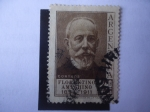 Stamps Argentina -  Florentino Ameghino (1854-1911) Científico Autodidacta.