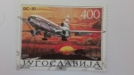 Sellos de Europa - Yugoslavia -  Avion