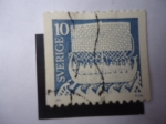 Stamps Sweden -  Navegantes Vikingos.