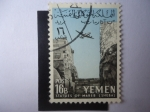 Sellos de Asia - Yemen -  Monumento de la Represa de marib (Sheba-Arabia)