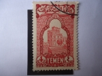 Sellos de Asia - Yemen -  Palacio en la Ciudad vieja de Cana´a - Capital de Yemen.
