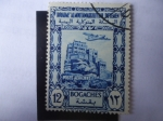 Stamps Yemen -  Palacio Wadi Dhar en Sanaa-Yemen-Residencia de los Imanes-Gobernantes de Yemen. reino de Yemen.