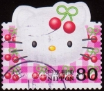 Stamps : Asia : Japan :  Kitty whith cherries