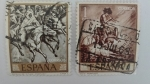 Stamps Spain -  Pintor Fortuny