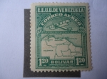 Stamps Venezuela -  Mapa de Venezuela - Segunda Serie.