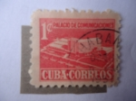 Sellos del Mundo : America : Cuba : Palacio de Comunicaciones -Impuesto para la Construcción del Ministerio Postal y del Ministerio Post