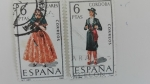 Stamps Spain -  Trajes Regionales de España