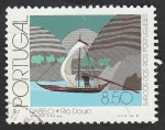 Stamps Portugal -  1495 - Velero por el Duero