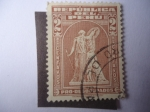 Stamps Peru -  Pro-Desocupados - Pie de Imprenta:Thomas de la Rue & Cia Ltda.