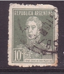 Stamps Argentina -  Gral. José de S. Martín