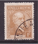 Stamps Argentina -  Domingo Sarmiento