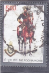 Stamps India -  SOLDADO DE CABALLERÍA 