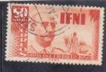Stamps : Africa : Morocco :  VISITA DEL CAUDILLO -IFNI 